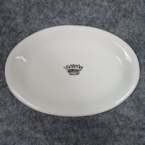 Rae Dunn Crown Line Oval Saucer Tray